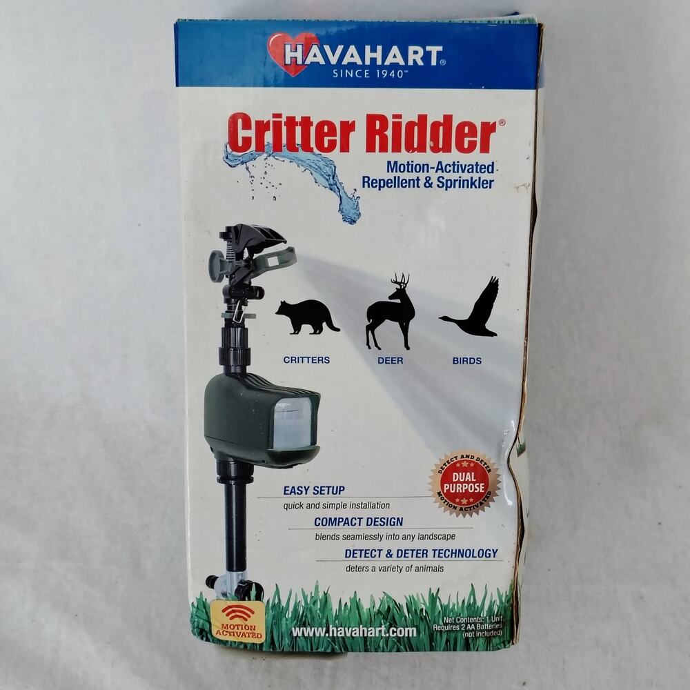 Havahart Critter Ridder Motion Activated Animal Repellent & Water Sprinkler 5277